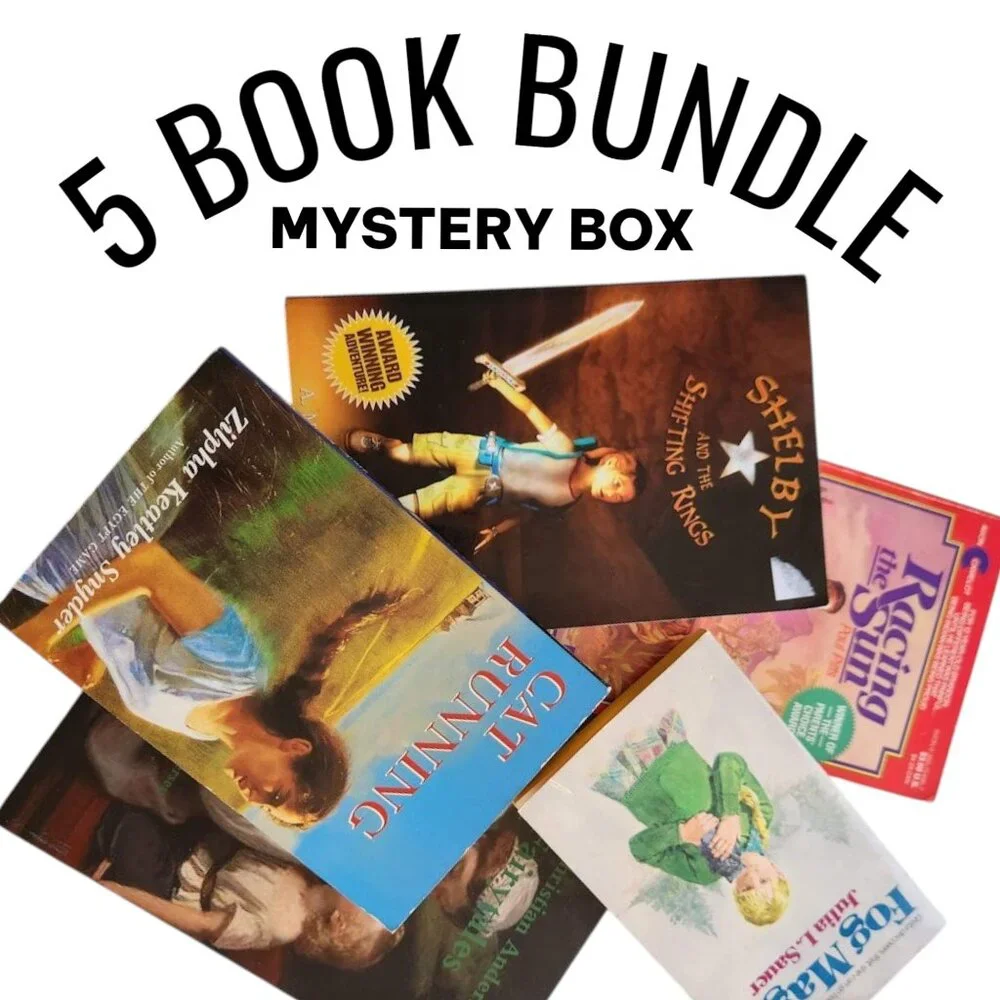 5 Book Bundle Lot Set Chapter Books Young Adult Literature Novels Mystery Books